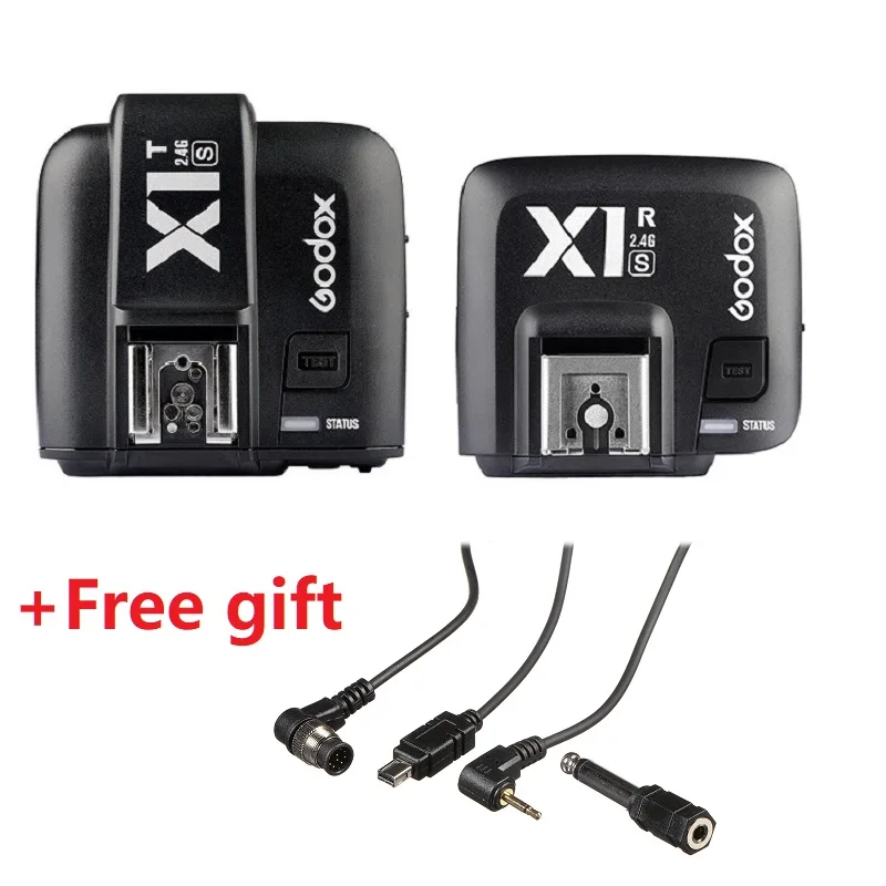 Godox X1S Горячий башмак Синхронизация терминал 2 4 ГГц беспроводной флэш триггер Ttl