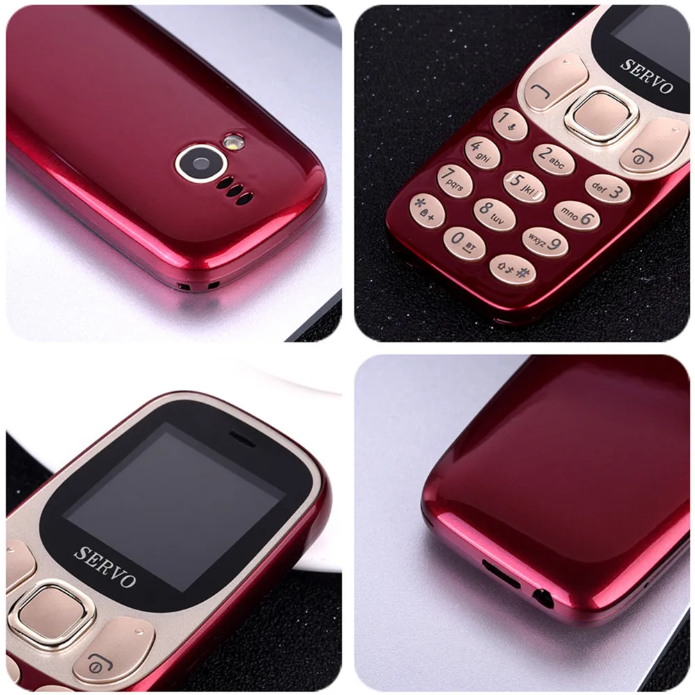 Original phone SERVO M27 1.44” Ultra-thin mini Telephone Dual Sim bluetooth Dialer magic voice one key recorder Russian language