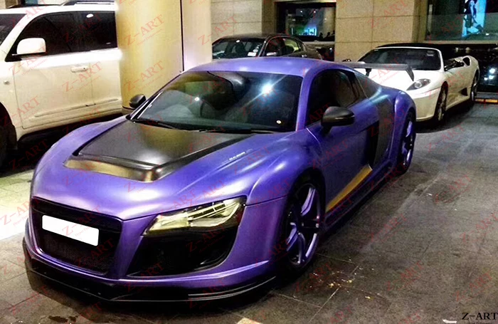 Z-ART тюнинг кузова Комплект для Audi R8 2008- Модифицированный Корпус Комплект для Audi R8 комплект расширителей колесных арок