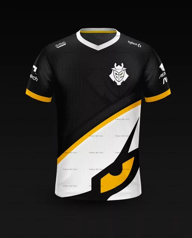 

Новинка, лидер продаж, униформа для спортивной команды G2 e-sports, униформа для команды global league, трикотажная футболка LOLDOTA2 e-sports с коротким рукав...