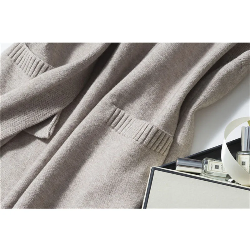 

WSYORE Spring and Autumn Women Slim Mid-long Knitted Vest Cardigan Wild V-neck Sleeveless Sweater Jacket Female NS2798