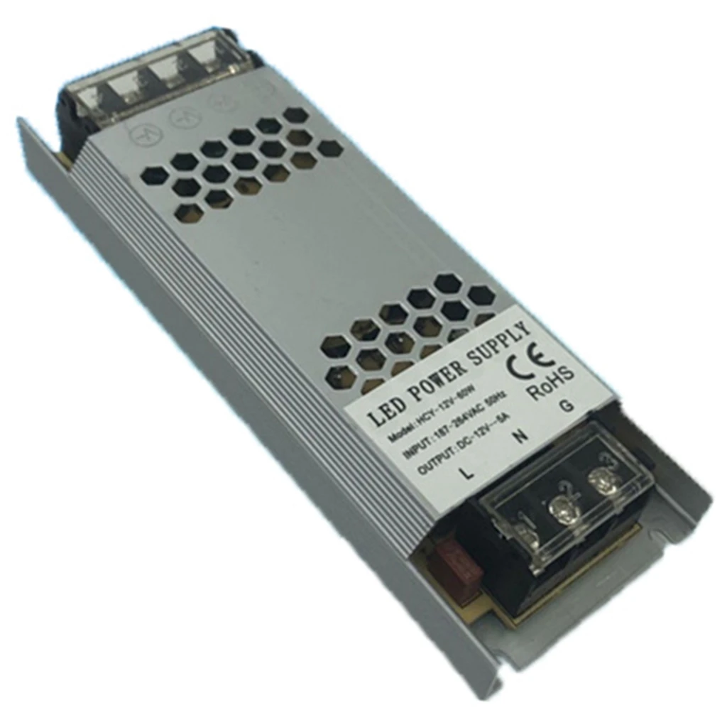 

Импульсный источник питания для светодиодов, 60 Вт, 150 Вт, 200 Вт, 300 Вт, 400 Вт, 12 В, 24 В, длинный, ультратонкий, стильный рекламный щит, световые кор...