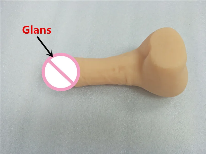 Мягкий большой фаллоимитатор с анальным отверстием Реалистичный искусственный