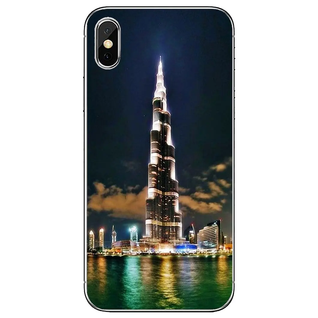 Мягкие чехлы для Sony Xperia XA Z3 Z5 XZ1 XZ2 Z Z1 Z2 compact M2 M4 M5 C4 C6 E3 T3 Burj-Khalifa-Tower-building-Dubai |