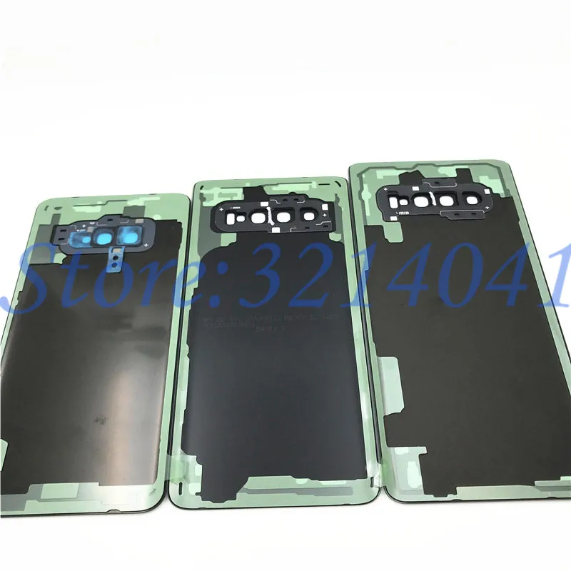 Новая стеклянная крышка батарейного отсека Корпус задней крышки для Samsung Galaxy S10