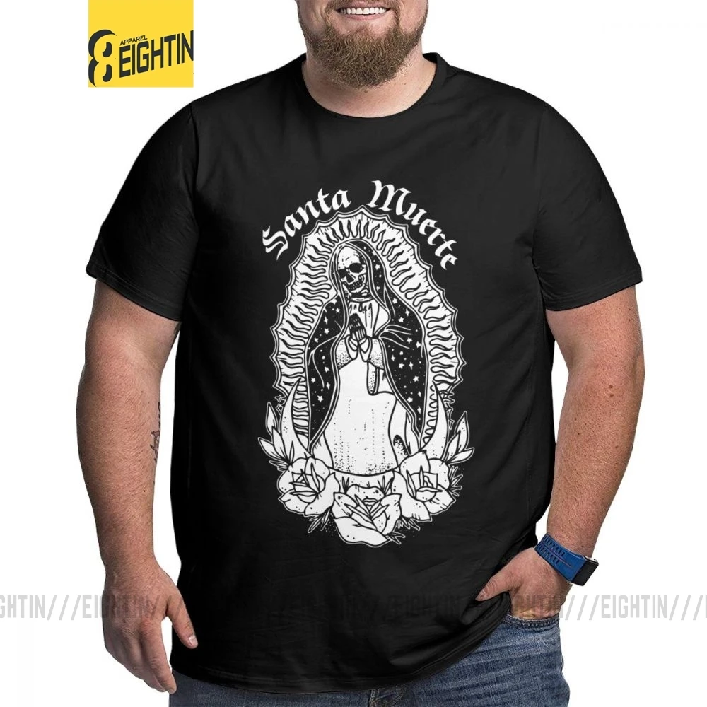Santa Muerte Death футболка мужские высокие ботинки в виде большого толстого Skull