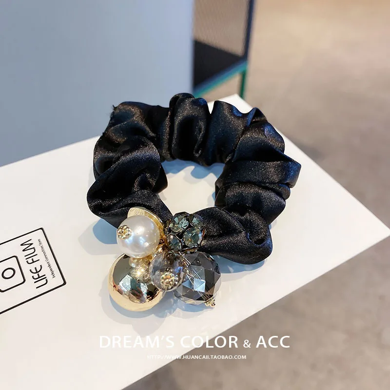 Кольцо для волос с большим кишечником Женская Корейская сетчатая красная