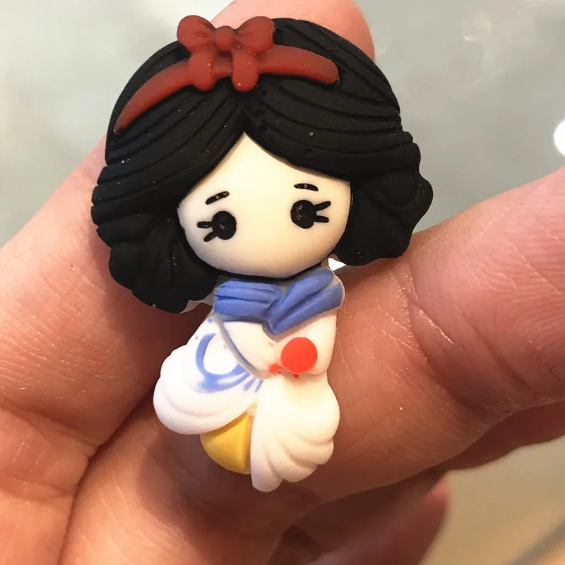 7 шт./компл. мультяшная плоская задняя крышка Белоснежка Ариэль Эльза Принцесса