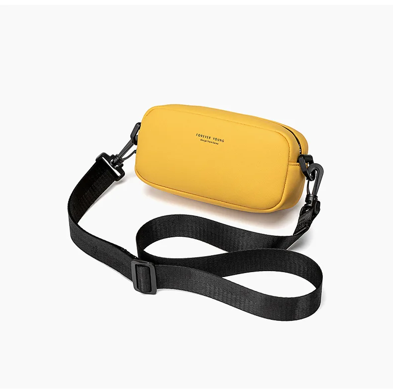 

2021 new Korean version of pure color PU ladies mobile phone bag shoulder bag fashion simple multi-purpose messenger bag INS