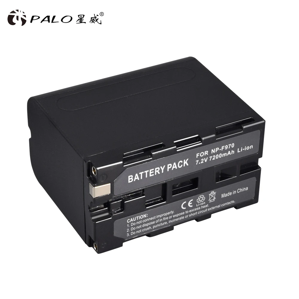PALO 1 шт. 7 2 В 7200 мАч NP-F960 NP-F970 батарея для цифровой камеры Sony NP F970 F960 Batteria |