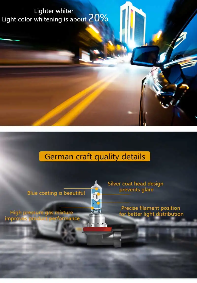 OSRAM Night Breaker Laser Next Generation H11 12 В 55 Вт PGJ19-2 Автомобильные фары Противотуманные фары+ 150 яркость 64211NL(Твин