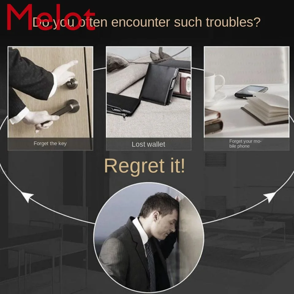 

High-End Luxury Bluetooth Alarm Smart Phone Anti-Lost Key Anti-Lost Device Modern Home Two-Way Search Positioning Intelligence