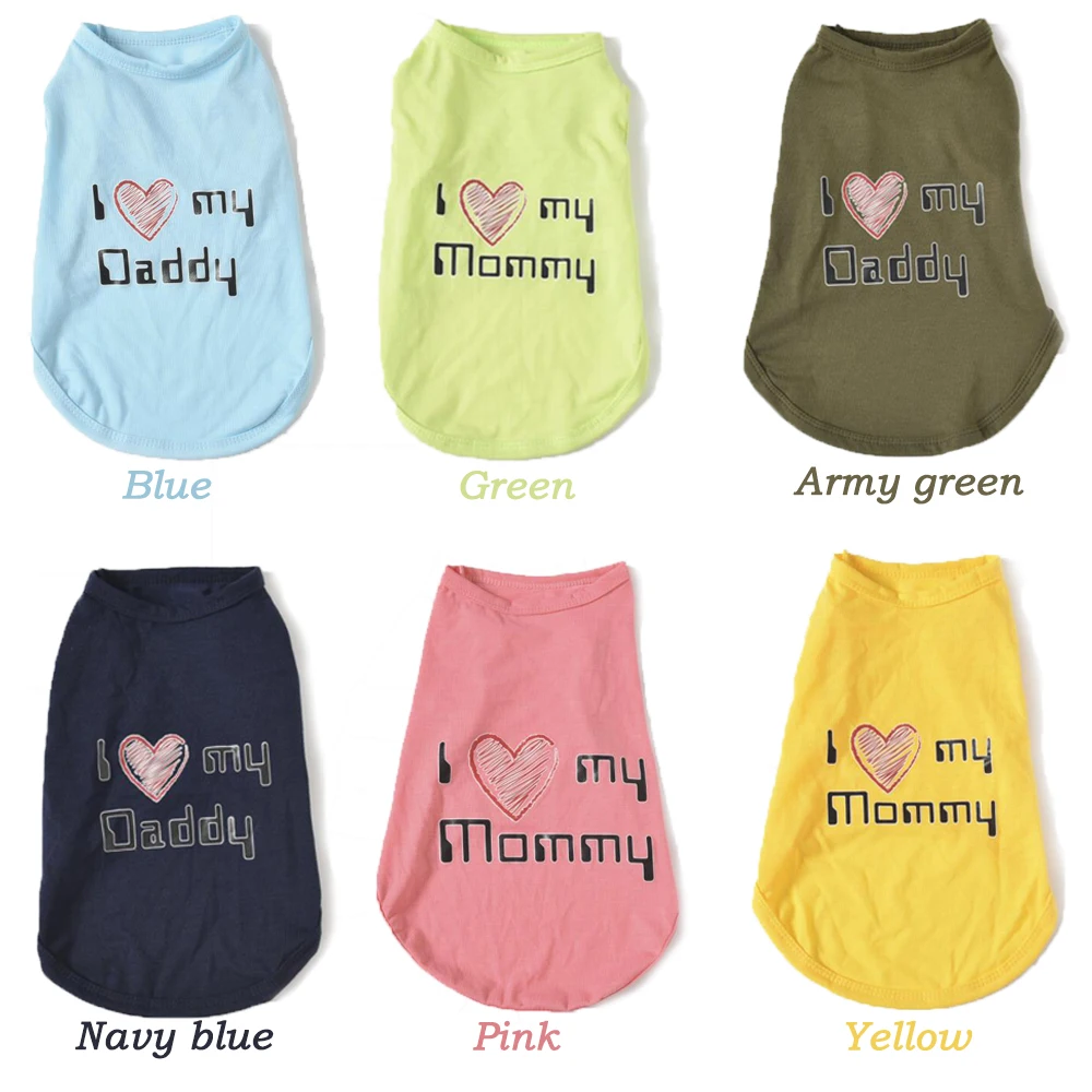 

Одежда для собак, футболка для маленьких и средних собак, жилет для щенков, куртка, милая одежда для домашних питомцев, одежда для маленьких ...