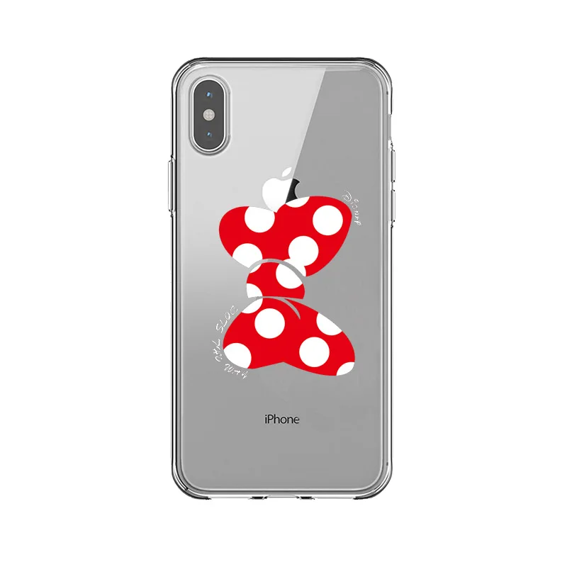 Чехол для iPhone 7 с Минни силиконовый мягкий чехол Apple 5 5S SE 6s 6 s 8 plus xs max x 10 xr сумки Funda |