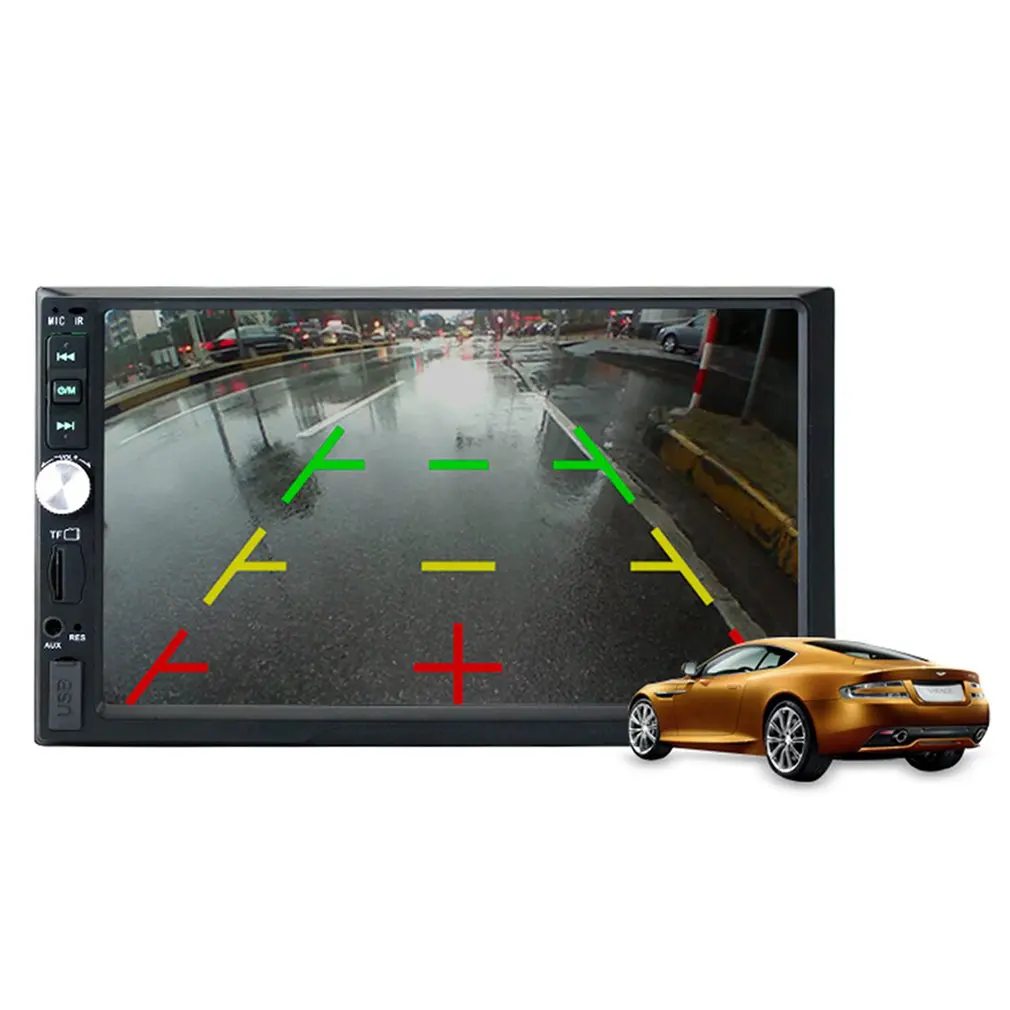 Автомобильный MP4-плеер с экраном 7 дюймов Hd 2019 P Поддержка беспроводного звонка Bt