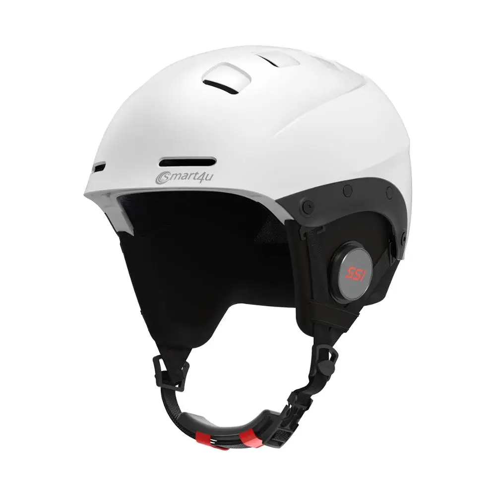 Белый Smart4u SS1 беспроводной Bluetooth умный шлем для катания на лыжах для мальчиков и девочек, водонепроницаемый велосипедный шлем для велоспорта, для личной гигиены, для защиты головы, для мотоцикла - Цвет: Белый