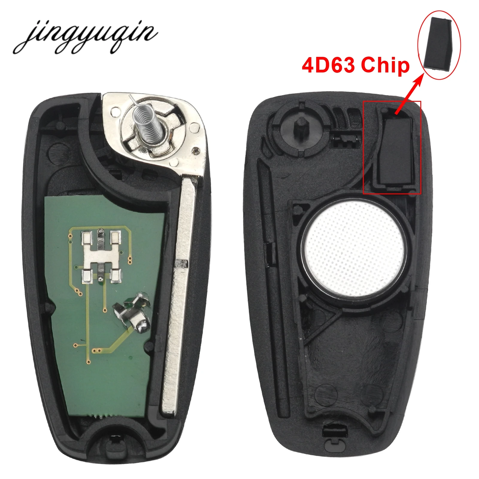 Bilchave 315/434 МГц ID63 чип Замена дистанционного брелока 3 кнопки для Ford Focus Fiesta ASK Signal 2010