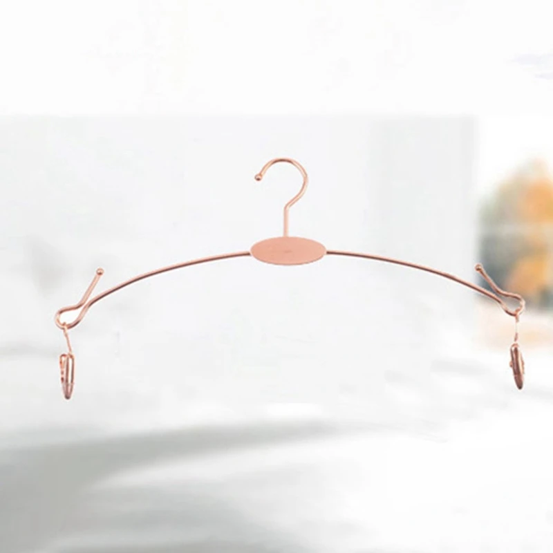 

20 PCS Exquisite Metal Bold Non-Slip Inner Hanger Underwear Bra Clothespin Bra Underwear Underwear Clip Clothes Rack