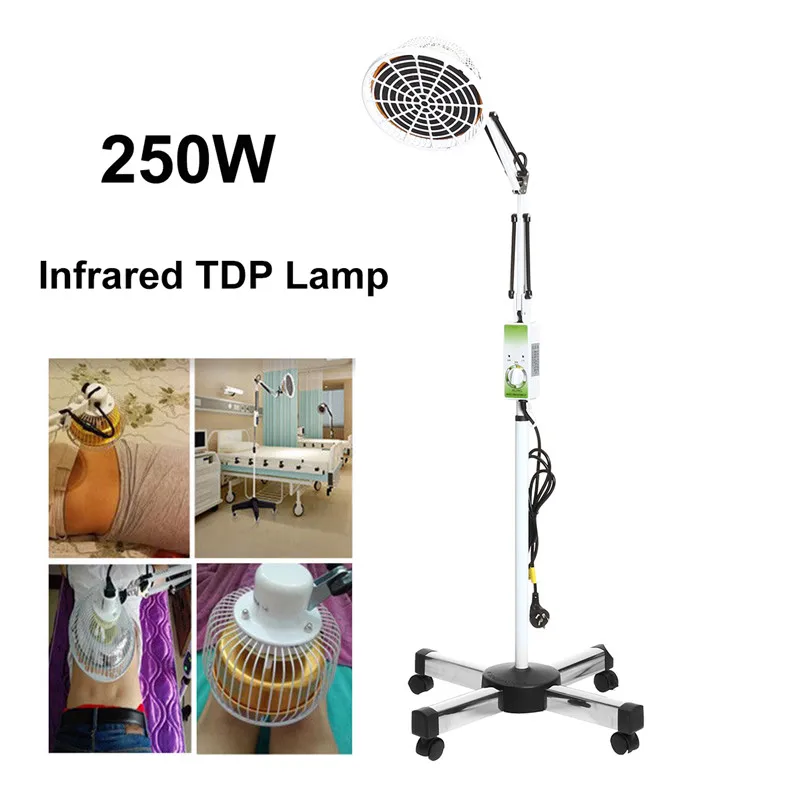 250W Acupuncture TDP Mineral Lamp Far-infrared Pain Relief Heating Heater Device Electromagnetic Wave Physical Therapy Treatment