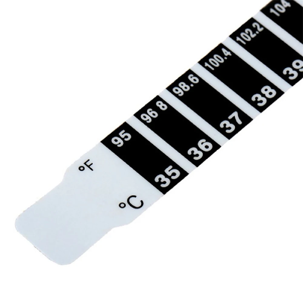 Forehead Head Strip Thermometer Baby Child Adult Body Check Test Temperature Monitoring Liquid Crystal Sticker |