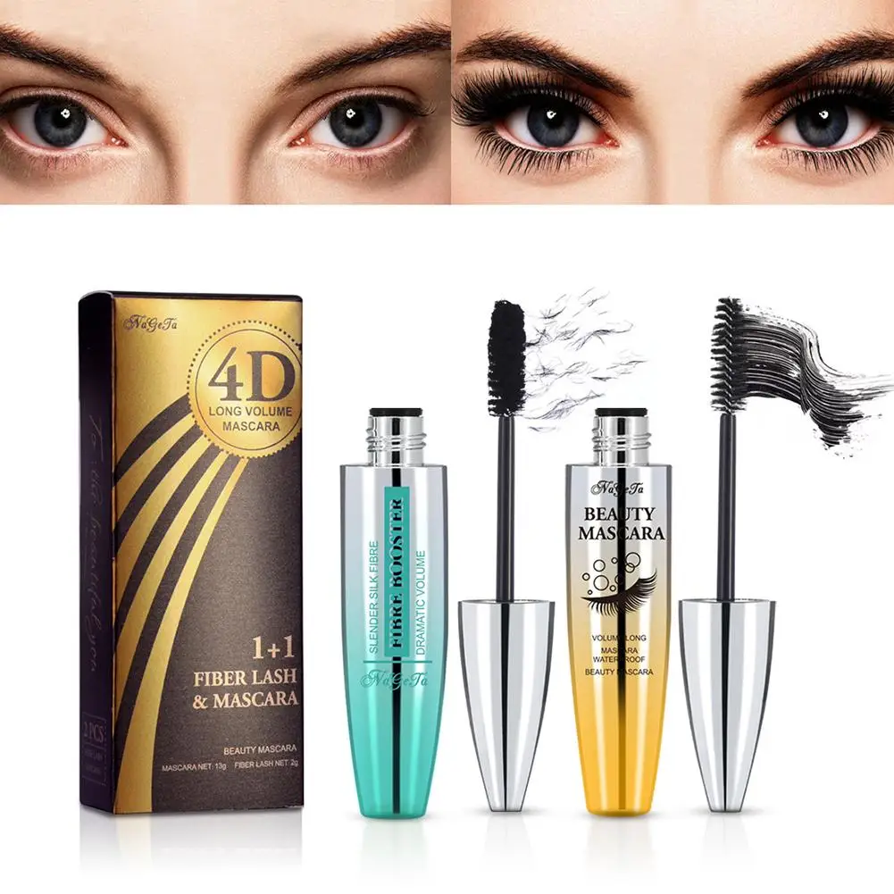 Тушь для ресниц VIBELY черная водостойкая удлиняющая| |