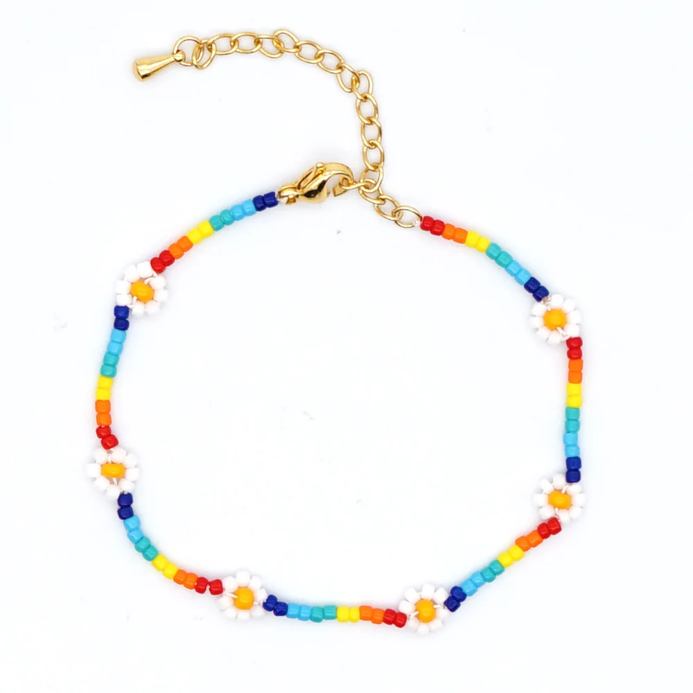 

Go2Boho Miyuki Bead Bracelets for Women Rainbow Boho Friendship Bracelet for Girl Design Jewellery Heart Pulseras Femme Wholesal