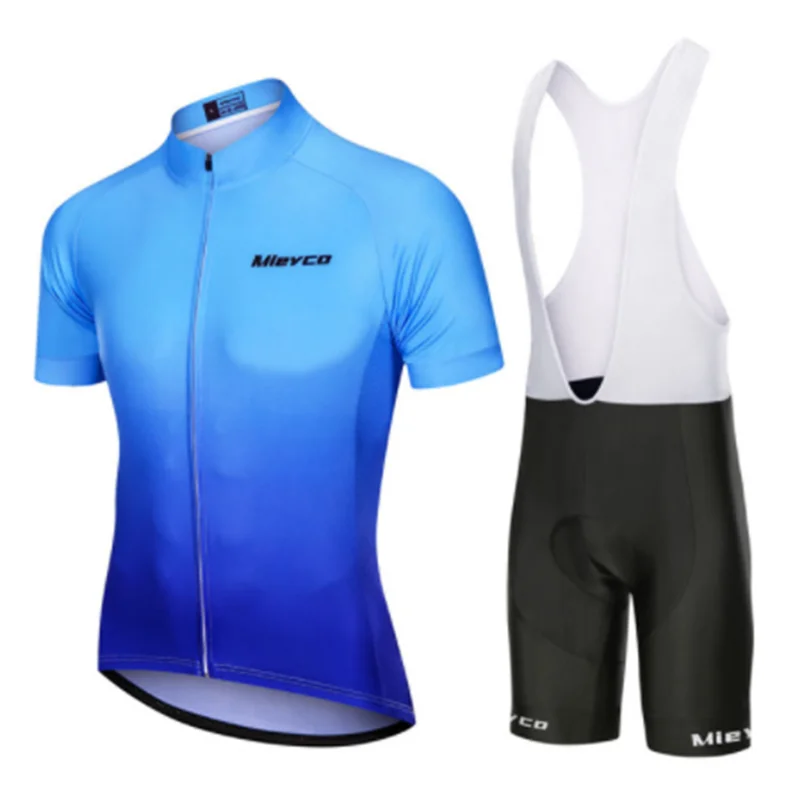 

Men Cycling Jersey Set Mountain Bike Clothing Summer Short Sleeve Quick Dry Cycling Clothing Tiathlon Sportswear