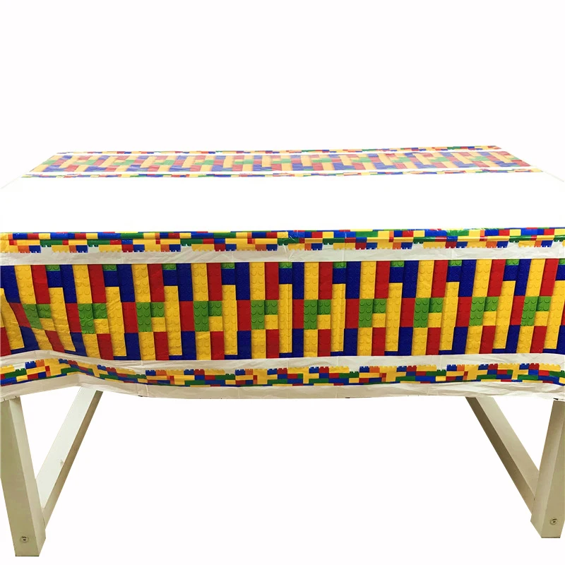 

Lego Blocks Theme Family Party Game 1pcsTablecloth Party Supplies DecorationSuperman Birthday Decoration Supplies Tablecloth1pcs