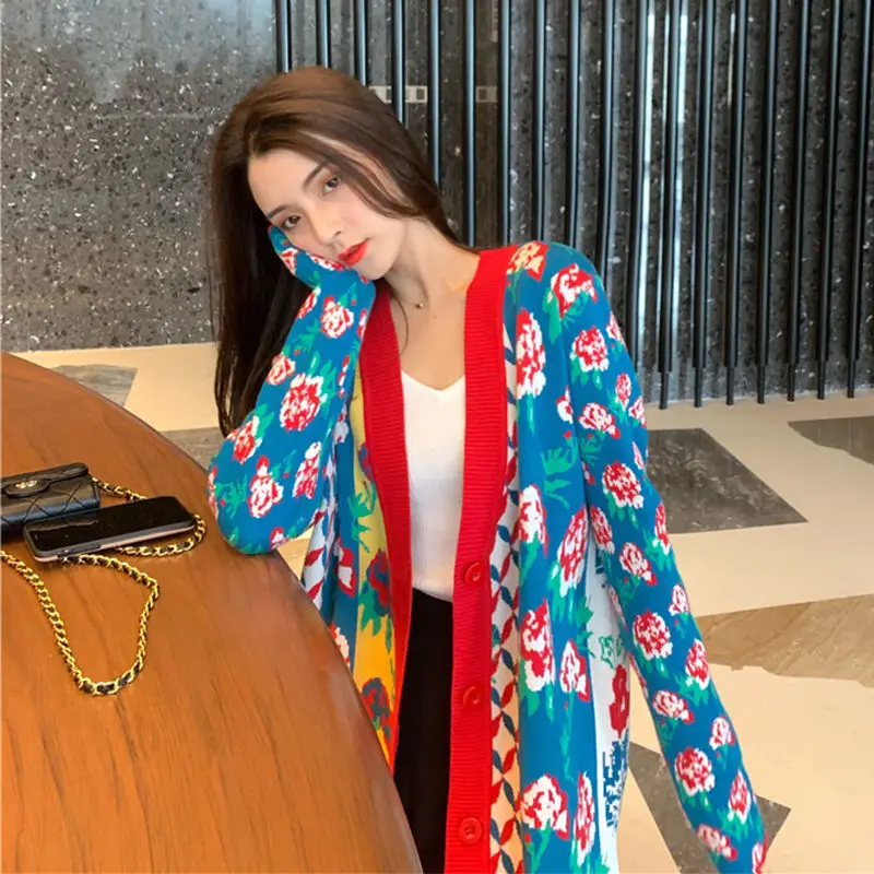 

Spring and autumn knitted sweater, Korean loose clothing, soft, new