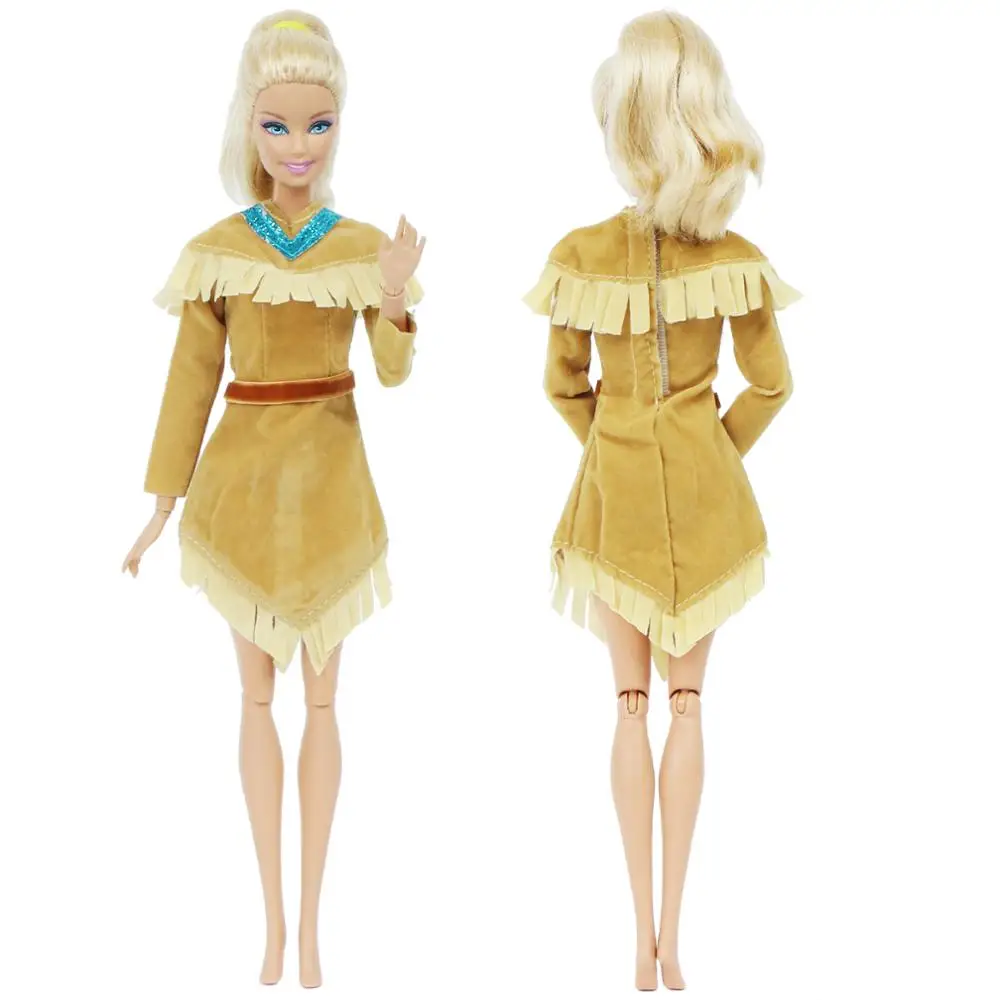 1 комплект из желтой туники платье в национальном стиле с длинным рукавом юбка