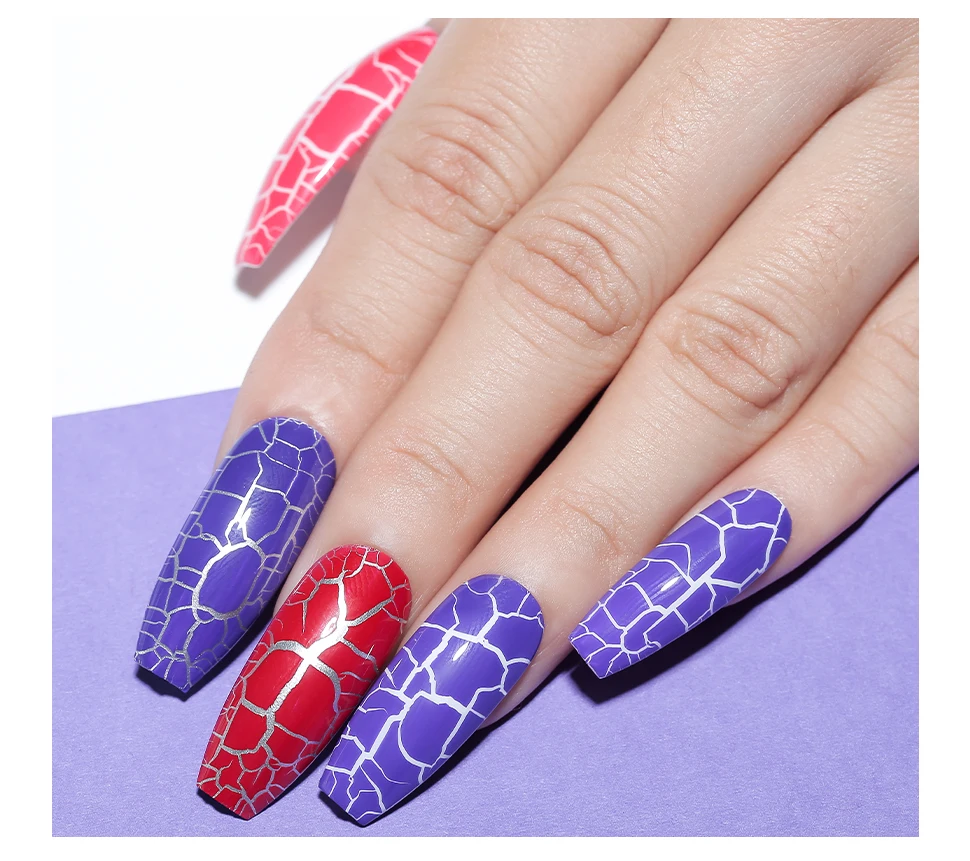 Azure beauty Crackle дизайн ногтей светодиодный гель лак замочить от длительного действия УФ-гель ноготь с эффектом трещин Гель-лак Полупостоянный Гибридный лак