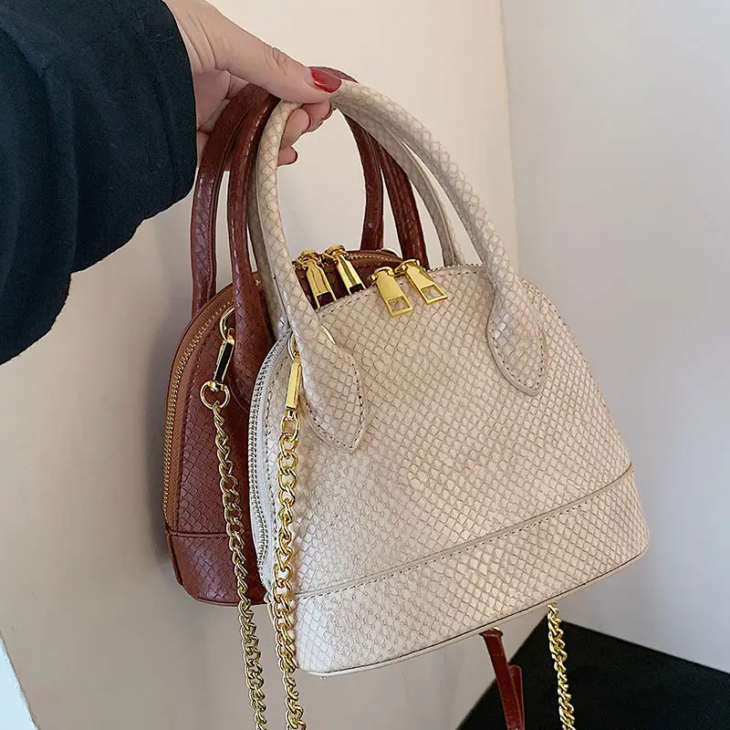 

2022 NEWEST Classic Alligator PU Leather Tote Women's Handbags Bags Vintage Designer Bag Chain Women Shoulder Crossbody Bag
