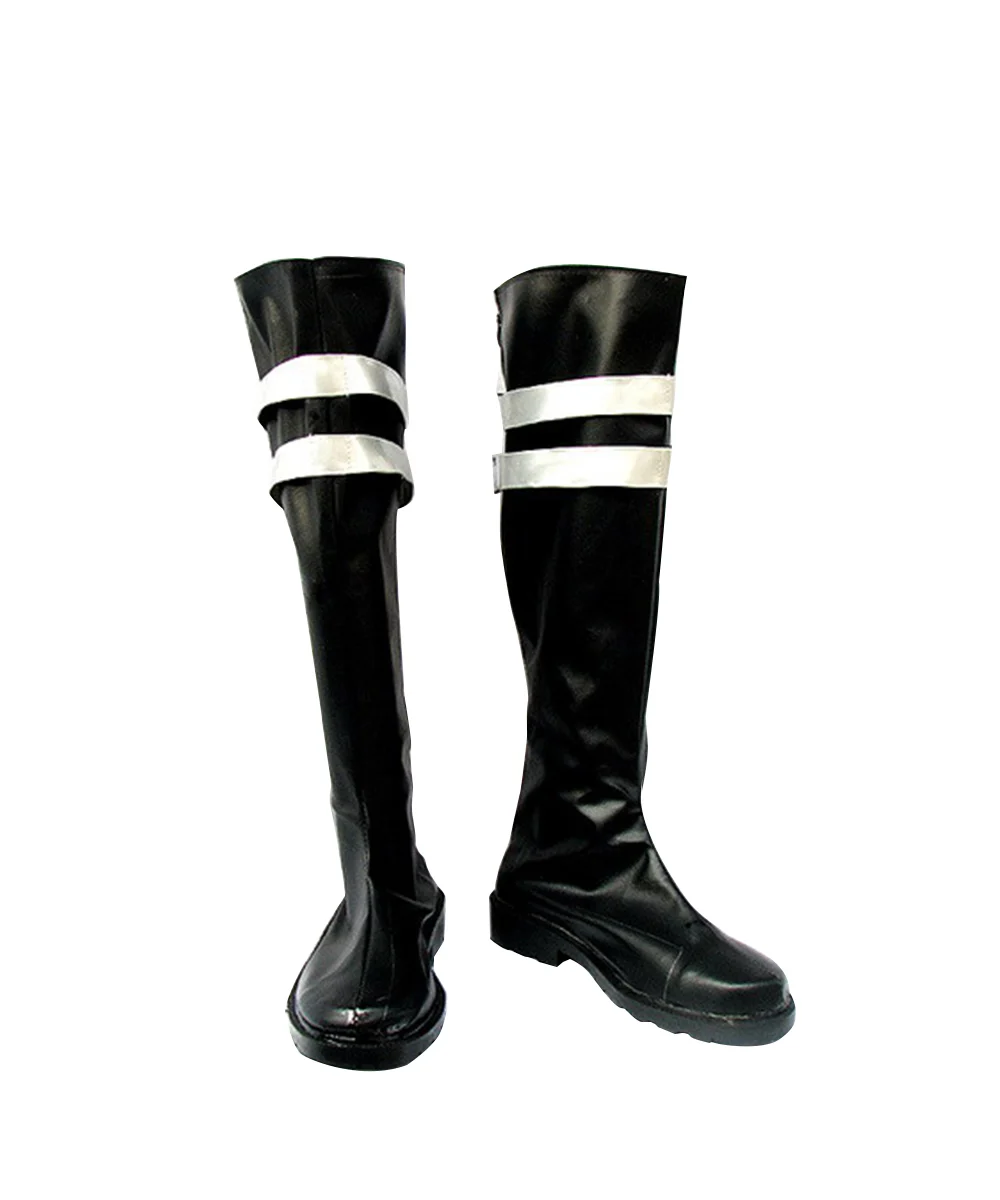 

Final Fantasy Sephiroth Cosplay Boots Shoes Game Party Cosplay Boots Custom Made for Adult Men Black Shoes European Size