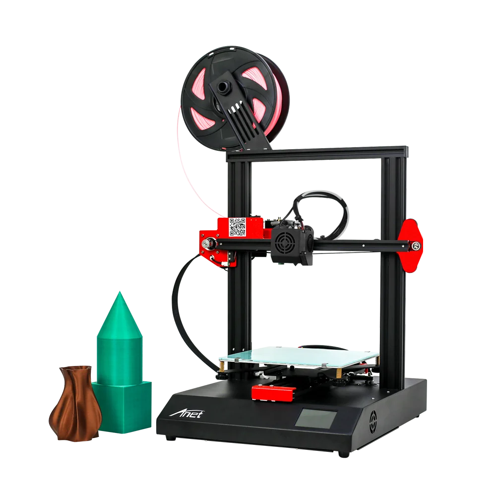 Anet ET4 FDM 3D принтеры DIY Kit частично собран Алюминий сплав Frame размера плюс 220*220*250 мм с