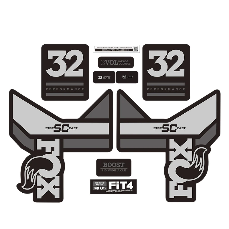 

2020 fox32 float factory front fork sticker mountain bike fox 32 SC front fork sticker bicycle sticker