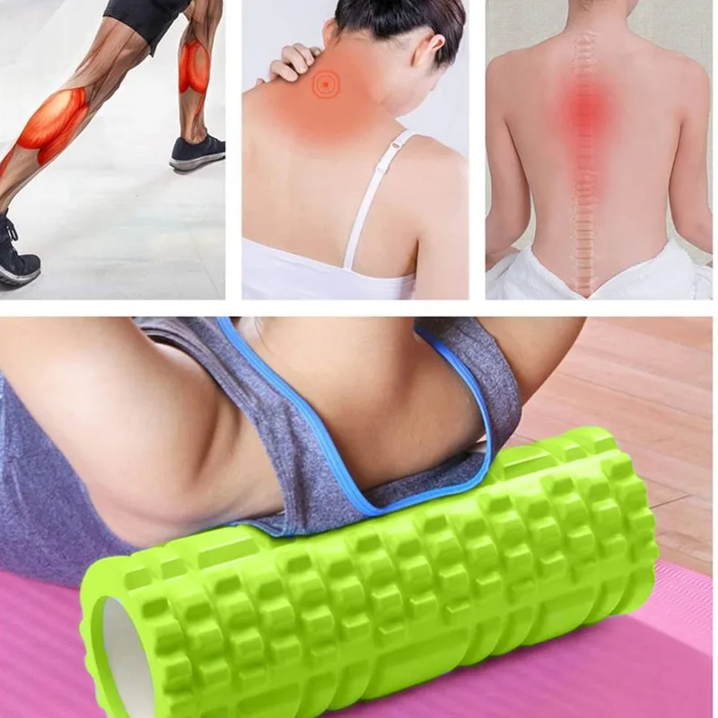 

30cm Yoga Column Gym Fitness Foam Roller Pilates Yoga Exercise Back Muscle Massage Roller Soft Yoga Block Drop Shipping
