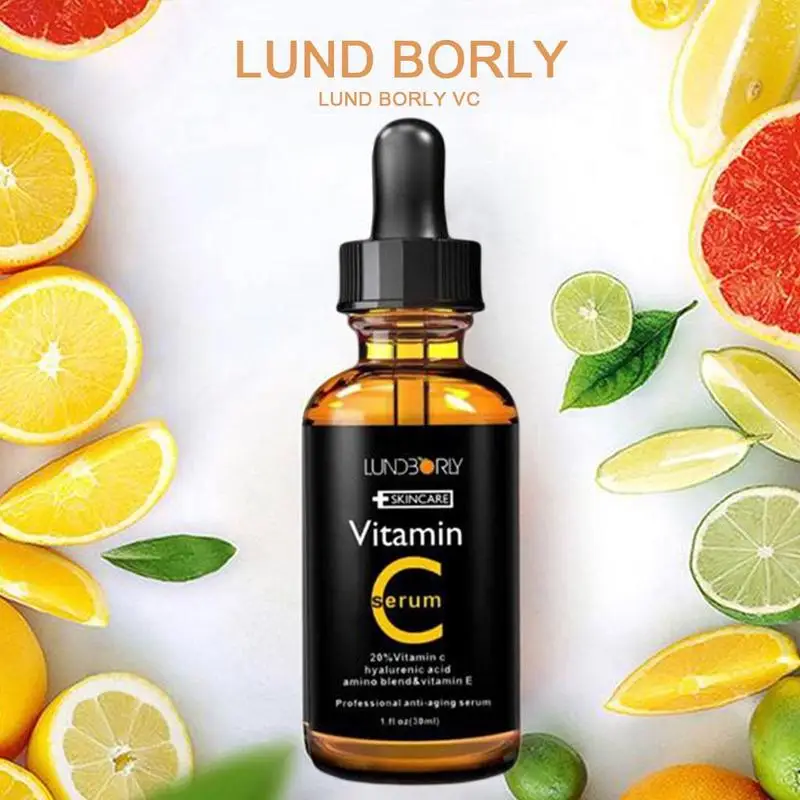 30ml Vitamin C Serum Organic Moisturizing E Lifting Whitening Skin Anti Firming Essence Care Face L6D8 | Красота и здоровье