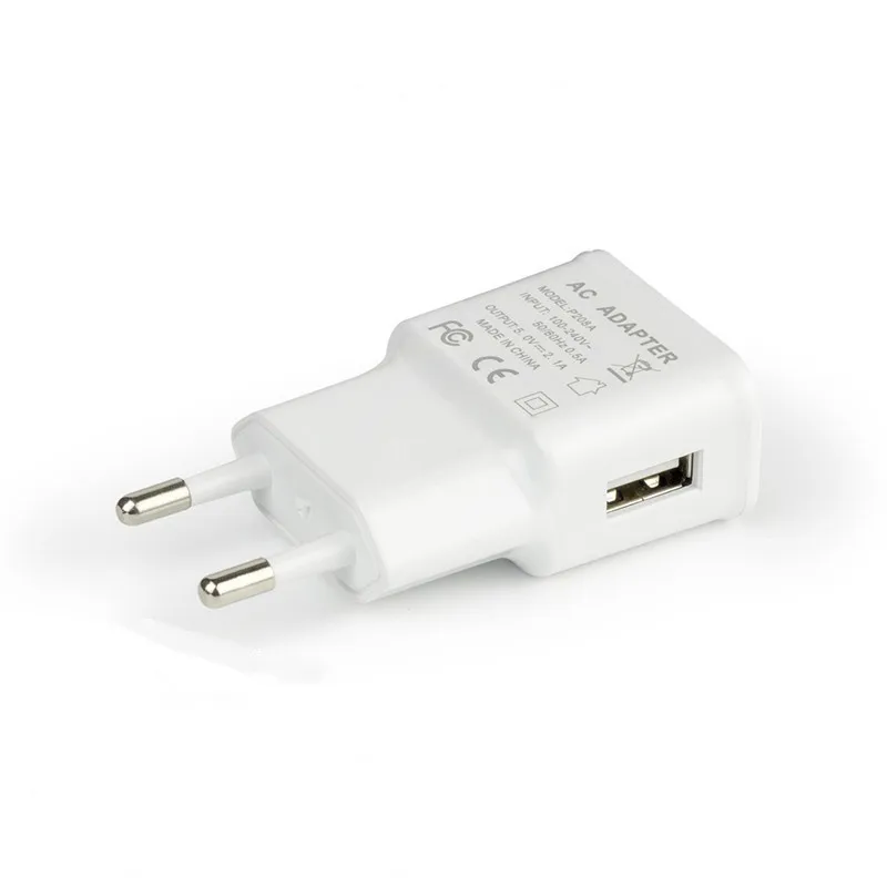 Штепсельная Вилка европейского стандарта 5 в 2 1 А USB выход адаптер зарядного