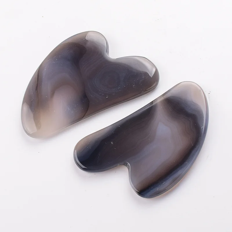 Агат гуашь скребок натуральный нефрит гуаша доска лица глаз соскабливание