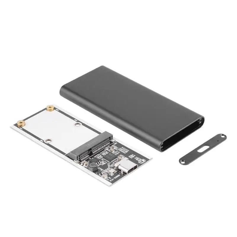 USB3.1 type-C к MSATA SSD Внешний корпус алюминиевый HDD коробка SSD жесткий диск Корпус 10 Гбит/с Hign-speed для Windows SE/ME/2000