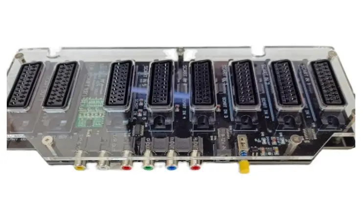 6 в 3 выход Автоматический коммутатор способ SCART (евро) и (2 * Европейский Выход + 1 RGBS