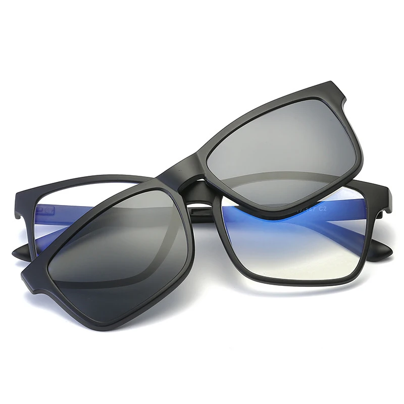 Поляризованные солнцезащитные очки с клипсой для мужчин и женщин магнитной