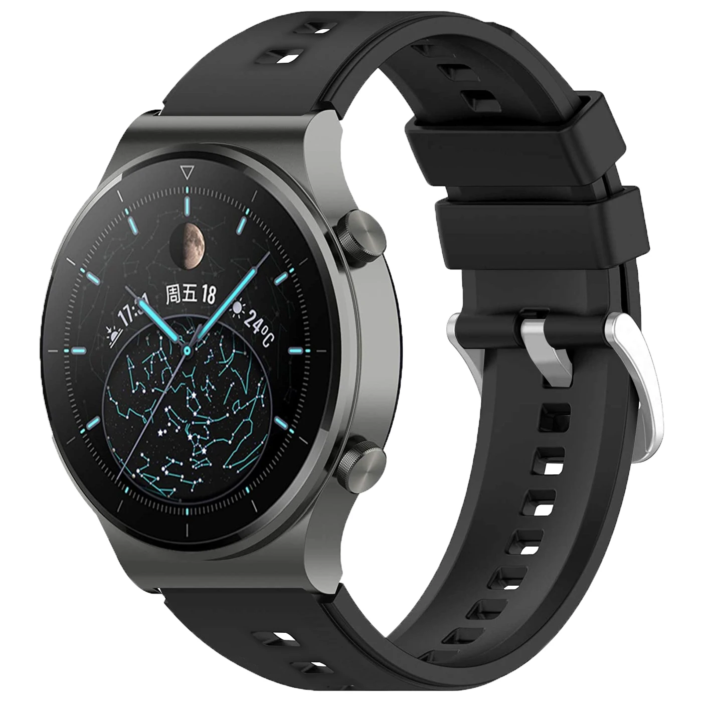 

Ремешок для часов Huawei Watch gt2 Pro Amazfit GTR 47 мм, силиконовый браслет для Samsung Galaxy Watch 3 45 мм 46 мм, 22 мм