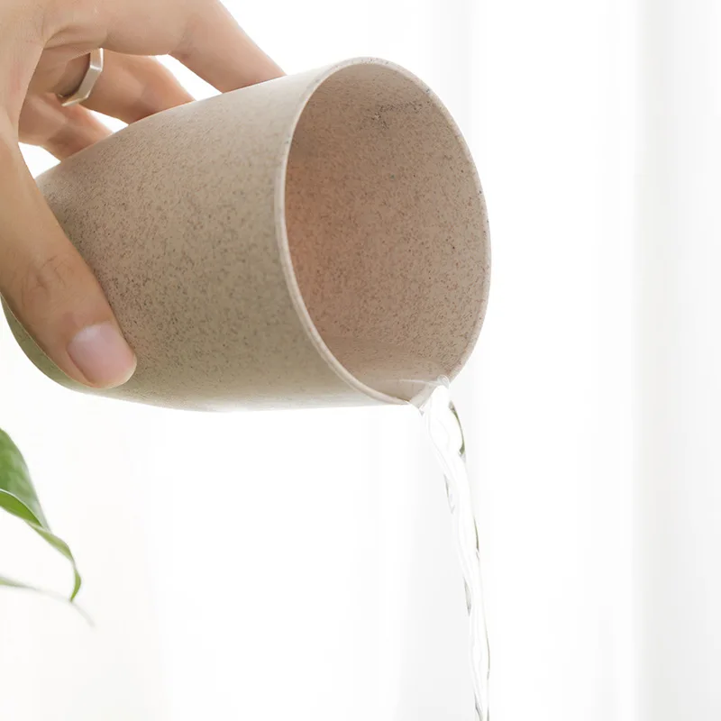 Экологичные пшеничные соломенные стаканы для ванной комнаты креативная зубная