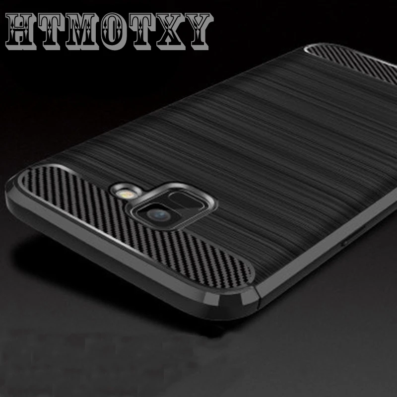 HTMOTXY углеродного волокна ударопрочный резиновый матовый чехол Coque для samsung