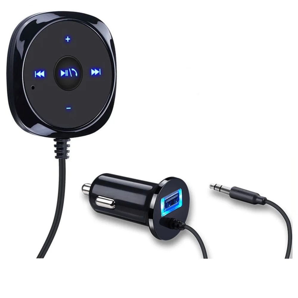 

2 in 1 Receiver Car Kit with Magnetic Base Adapter Car Charger