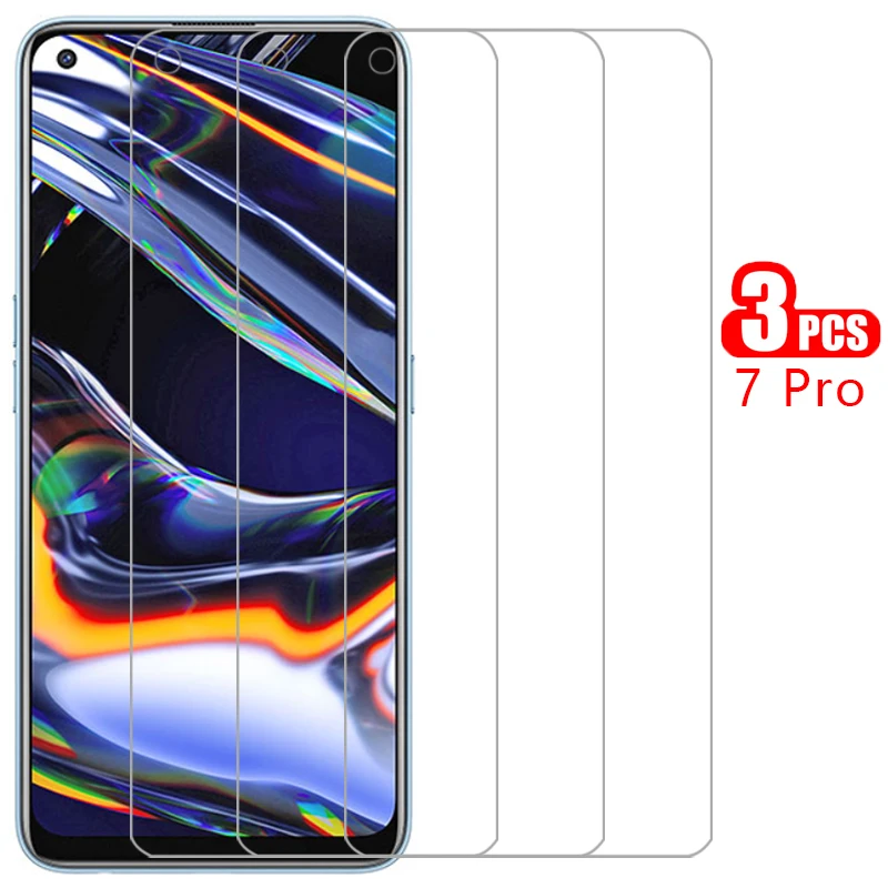 

protective tempered glass for realme 7 pro screen protector on realme7pro 7pro safety film realmi reame relme ralme real me 6.4