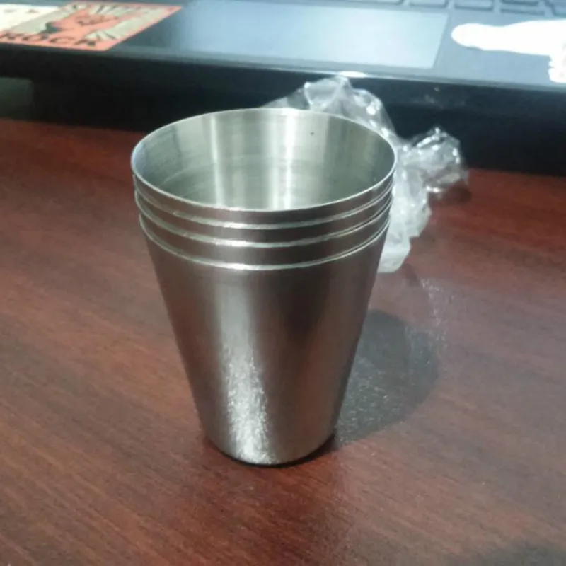 4 шт./компл. PU чехол портативные 30 мл стаканы для вина из нержавеющей стали