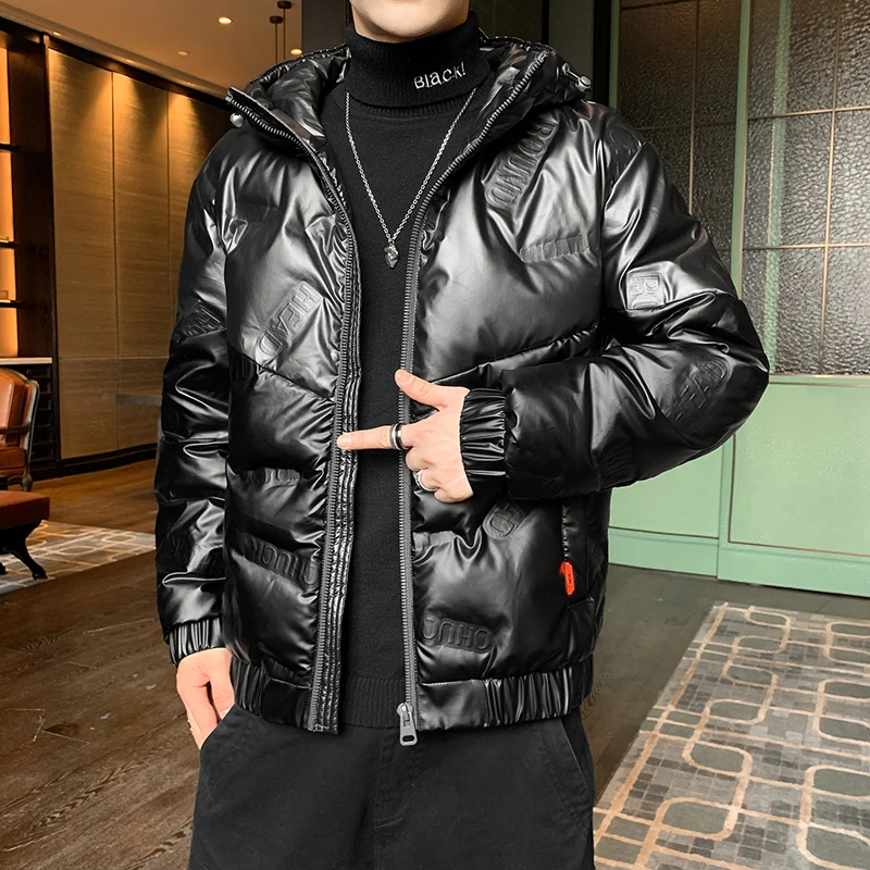 Down Jackets Men Winter Jacket Men Fashion Thick Warm Parkas Fur White Duck Down Coats Casual Man Waterproof Down Jackets M-4XL