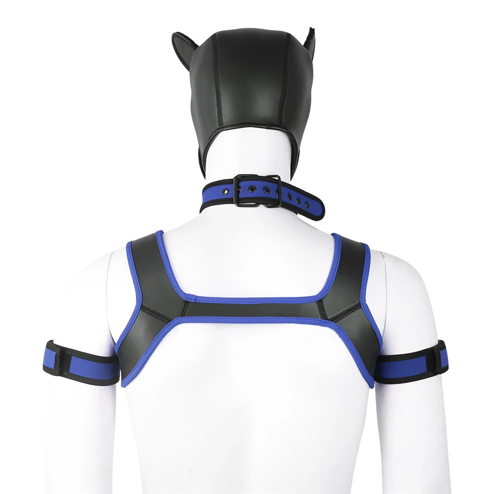 Унисекс костюм для танца маска голова собаки неопреновый Play Body consure Costume